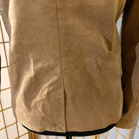 NWT NY & CO-Tan/Lite corduroy blazer. 1 button, M - Picture 6 of 9